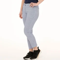 Func Factory Byxor Dam-Thea Navy Print (840)