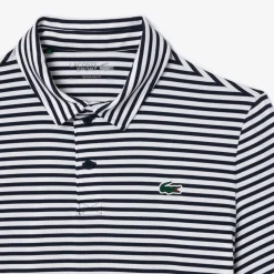 Lacoste Pikétröjor Herr-Thin Stripe Blå Vit Navy/White (525)
