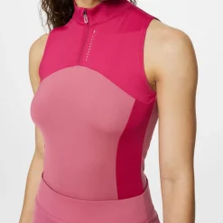 J.Lindeberg Pikétröjor Dam-Tiana Sleeveless Top Rose-Wine
