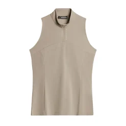 J.Lindeberg Pikétröjor Dam-Tiana Sleeveless Top Vintage-Khaki