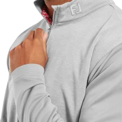 FootJoy Tröjor Herr-Tonal Heather Chill-Out Grå Grey