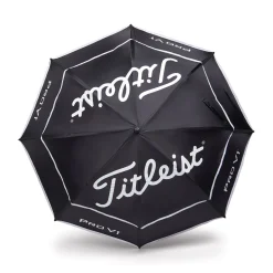 Titleist Paraplyer-Tour Double Canopy - Black/White Svart Black-White