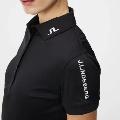 J.Lindeberg Pikétröjor Dam-Tour Tech Golf Polo Svart Black