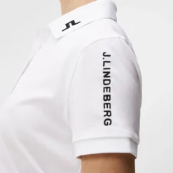 J.Lindeberg Pikétröjor Dam-Tour Tech Golf Polo Vit White