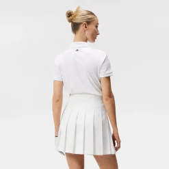 J.Lindeberg Pikétröjor Dam-Tour Tech Golf Polo Vit White