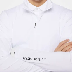 J.Lindeberg Tröjor Herr-Tour Tech Mid Layer Vit White