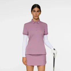J.Lindeberg Pikétröjor Dam-Tour Tech Polo Very-Grape