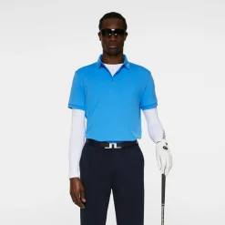 J.Lindeberg Pikétröjor Herr-Tour Tech Polo Sonic-Blue