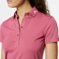 J.Lindeberg Pikétröjor Dam-Tour Tech Polo Rose-Wine