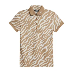 J.Lindeberg Pikétröjor Dam-Tour Tech Print Polo Tour-Tiger-Tigers-Eye-M