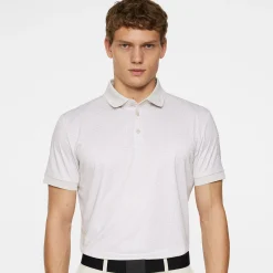 J.Lindeberg Pikétröjor Herr-Tour Tech Print Polo Shadow-Bridge-Moonbeam-S