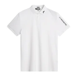 J.Lindeberg Pikétröjor Herr-Tour Tech Slim Fit Polo Vit White