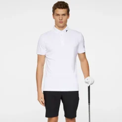 J.Lindeberg Pikétröjor Herr-Tour Tech Slim Fit Polo Vit White