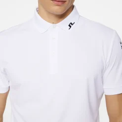 J.Lindeberg Pikétröjor Herr-Tour Tech Slim Fit Polo Vit White