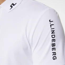 J.Lindeberg Pikétröjor Herr-Tour Tech Slim Fit Polo Vit White