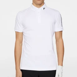 J.Lindeberg Pikétröjor Herr-Tour Tech Slim Fit Polo Vit White