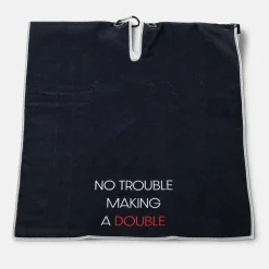 Bogeys & Birdies Handdukar-Tour Towel Black No Trouble