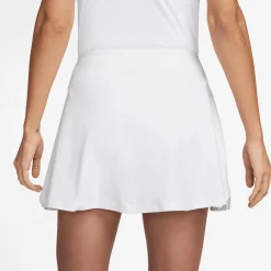 Nike Skorts & Kjolar-Tour W Dri-Fit Mid-Rise Vit White-Black