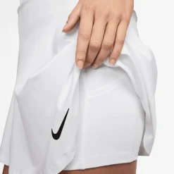 Nike Skorts & Kjolar-Tour W Dri-Fit Mid-Rise Vit White-Black