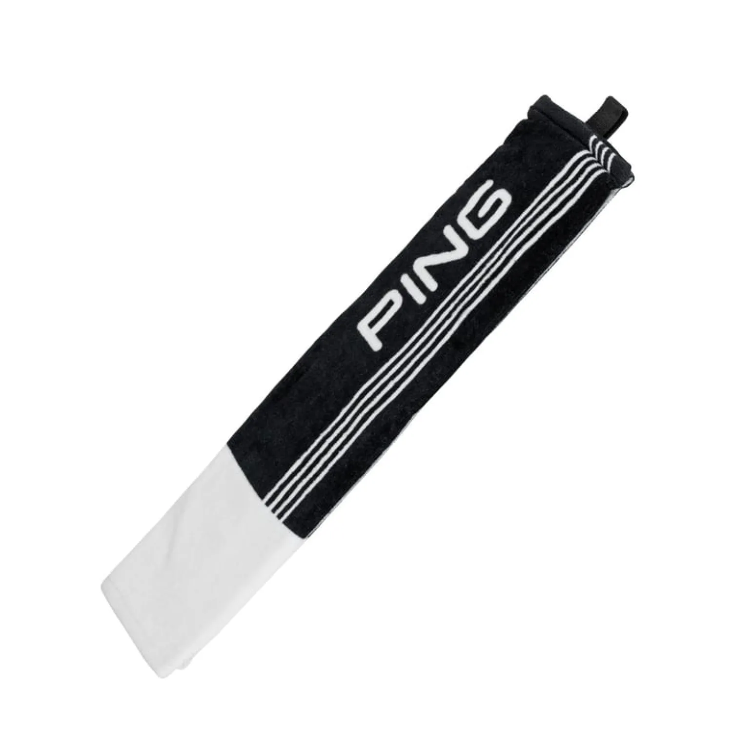 Ping Handdukar-Towel Tri-fold Black/White