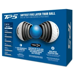 TaylorMade Tourbollar|Simulatorbollar-Tp5 TRK-R Vit White