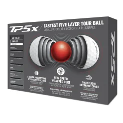 TaylorMade Tourbollar-TP5X Vit White