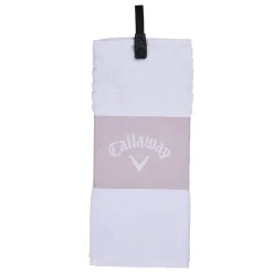 Callaway Handdukar-Trifold Towel 23 Mauve-White