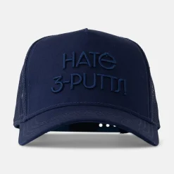 Bogeys & Birdies Kepsar-Trucker Cap 3D Hate 3-Putts Blå Navy