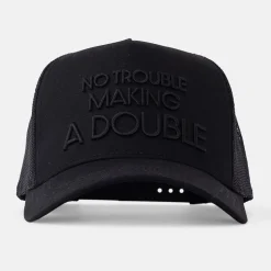 Bogeys & Birdies Kepsar-Trucker Cap 3D No Trouble Making a Double Svart Black