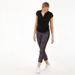 Func Factory Byxor Dam-TRUE Black Print (820)