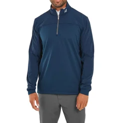 FootJoy Tröjor Herr-Ts Hybrid Midlayer Blå Navy