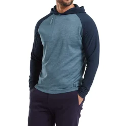 FootJoy Tröjor Herr-Ts Pullover Hoodie Navy - Slate
