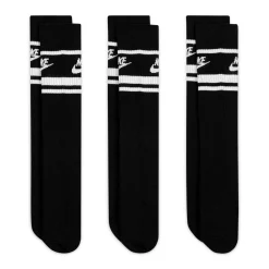 Nike Strumpor Herr-U Nk Nsw Everyday Essential Cr Svart Black-White