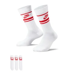 Nike Strumpor Herr-U Nk Nsw Everyday Essential Cr White-University Red-University Red