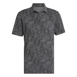 Adidas Pikétröjor Herr-Ultimate Txt Print Svart Grå BlackGreyFive