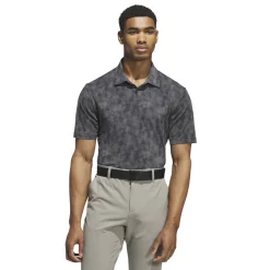 Adidas Pikétröjor Herr-Ultimate Txt Print Svart Grå BlackGreyFive