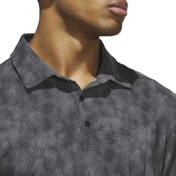 Adidas Pikétröjor Herr-Ultimate Txt Print Svart Grå BlackGreyFive