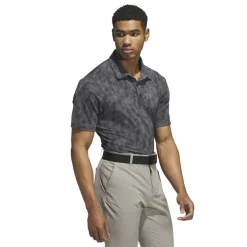 Adidas Pikétröjor Herr-Ultimate Txt Print Svart Grå BlackGreyFive