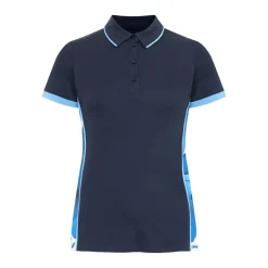 Röhnisch Pikétröjor Dam-Ultra Viola Uv Short Sleeve Blå Navy