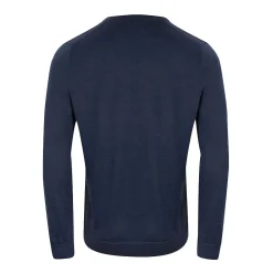 Cutter & Buck Tröjor Herr-Vernon V-Neck Merino Blå Navy (580)