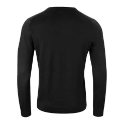 Cutter & Buck Tröjor Herr-Vernon V-Neck Merino Svart Svart (99)