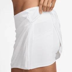 Nike Skorts & Kjolar-Victory W Dri-Fit Mid-Ri Vit White-Black