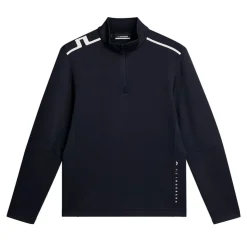 J.Lindeberg Tröjor Herr-Vinnie Quarter Zip Mid Layer Blå JL Navy