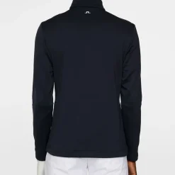 J.Lindeberg Tröjor Herr-Vinnie Quarter Zip Mid Layer Blå JL Navy