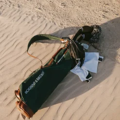 Bogeys & Birdies Pencilbagar-Vintage Sunday Carry Bag Grön Vit Grön/Vit