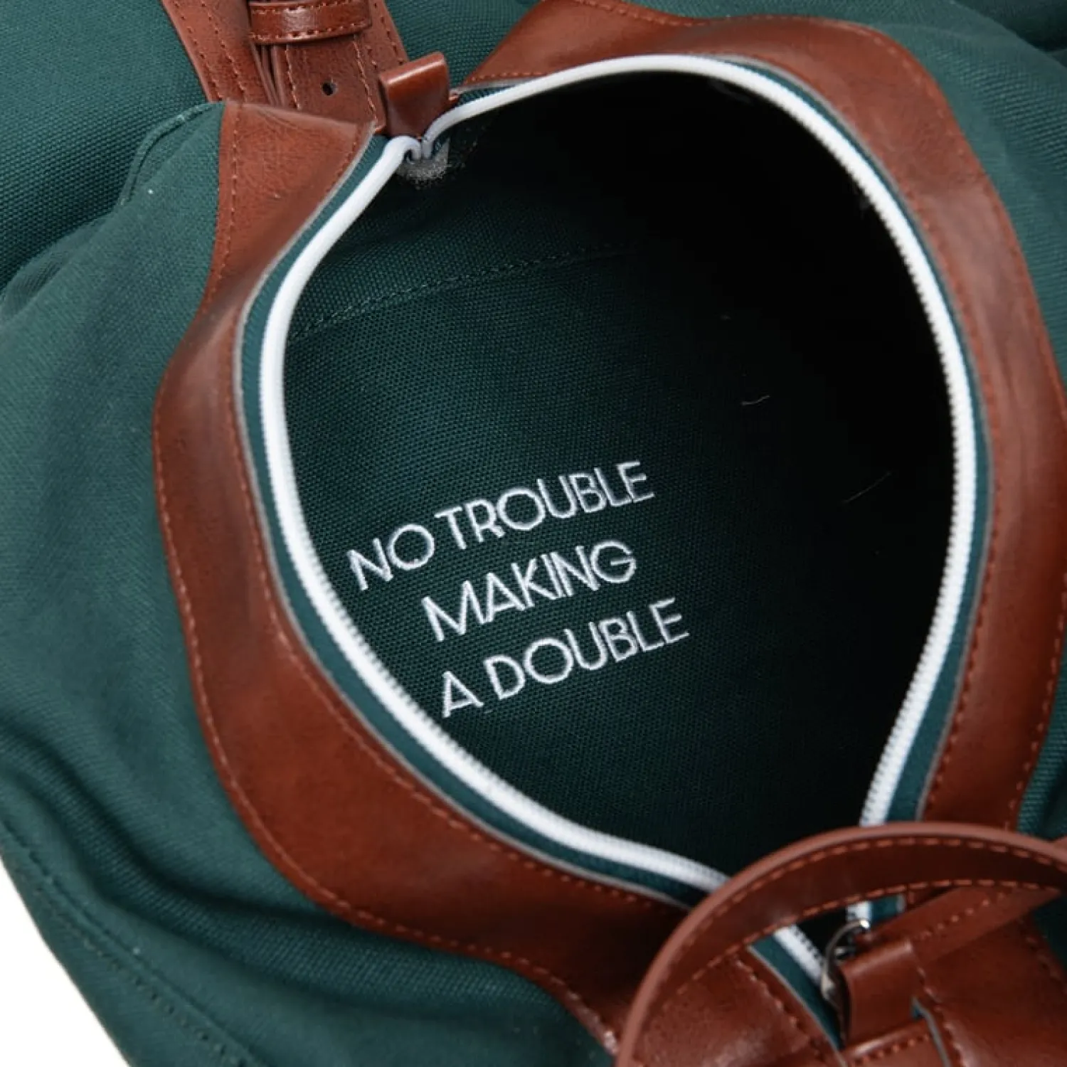 Bogeys & Birdies Pencilbagar-Vintage Sunday Carry Bag Grön Vit Grön/Vit