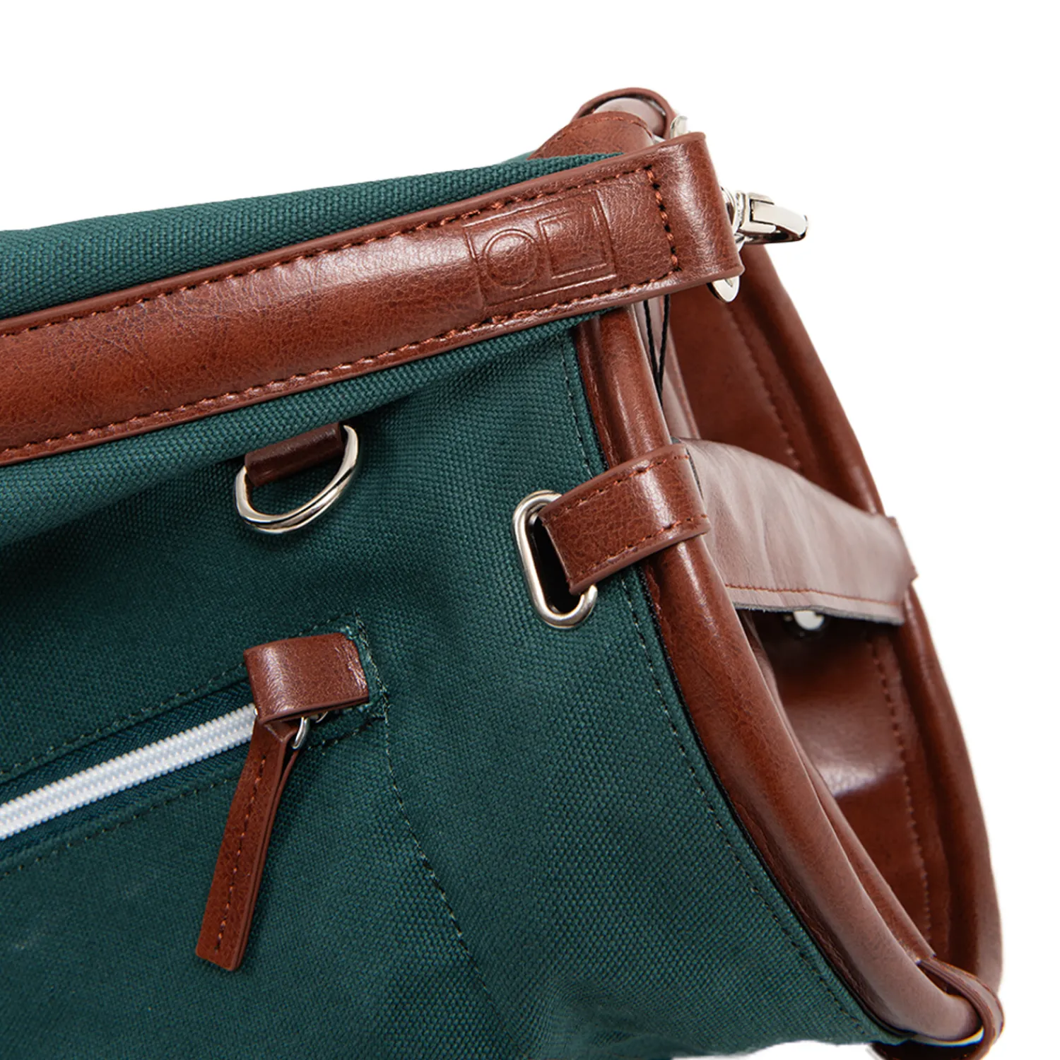 Bogeys & Birdies Pencilbagar-Vintage Sunday Carry Bag Grön Vit Grön/Vit