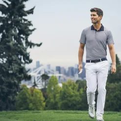 Cutter & Buck Pikétröjor Herr-Virtue Polo Stripes Blå Navy (580)