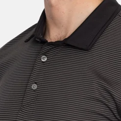 Cutter & Buck Pikétröjor Herr-Virtue Polo Stripes Svart Svart (99)