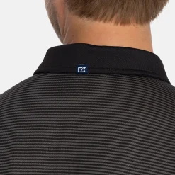 Cutter & Buck Pikétröjor Herr-Virtue Polo Stripes Svart Svart (99)